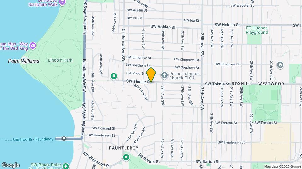 4015 SW Thistle St Map and Location Details