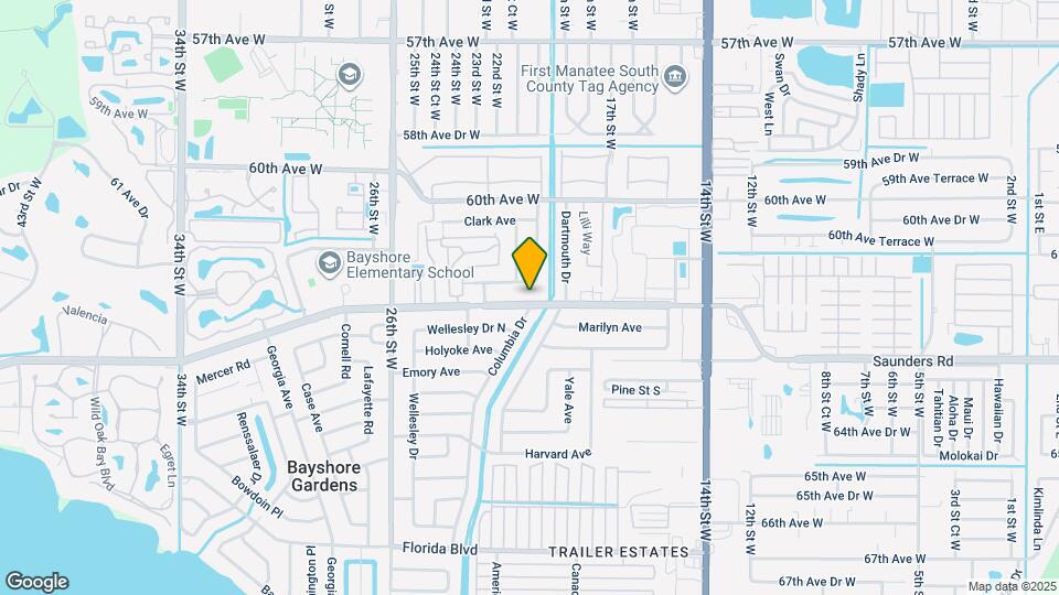 2019 Bayshore Gardens Pkwy Map and Location Details