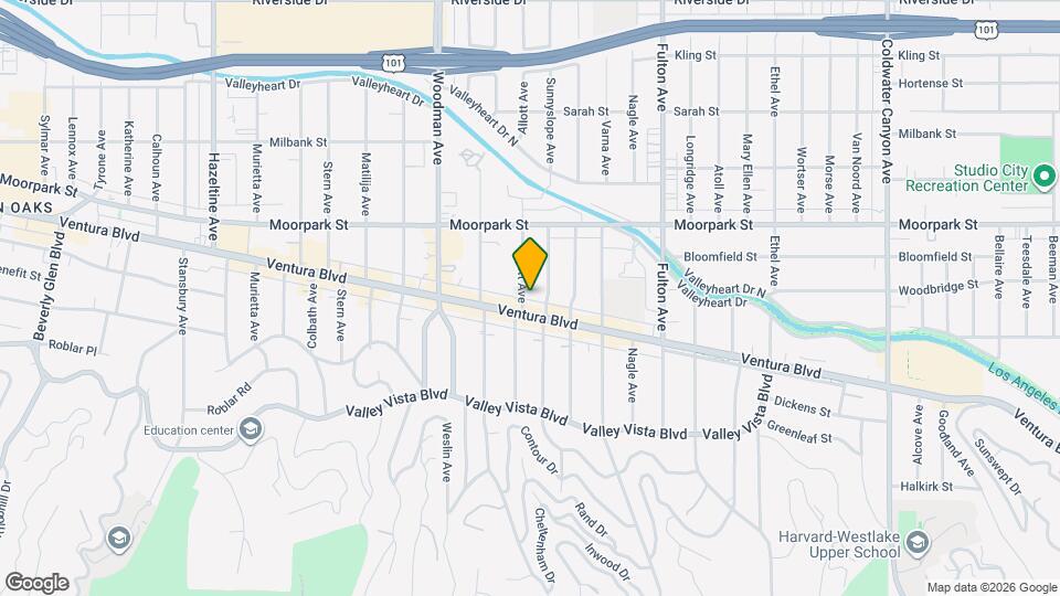 4314 Allott Ave, Unit 4312 Map and Location Details