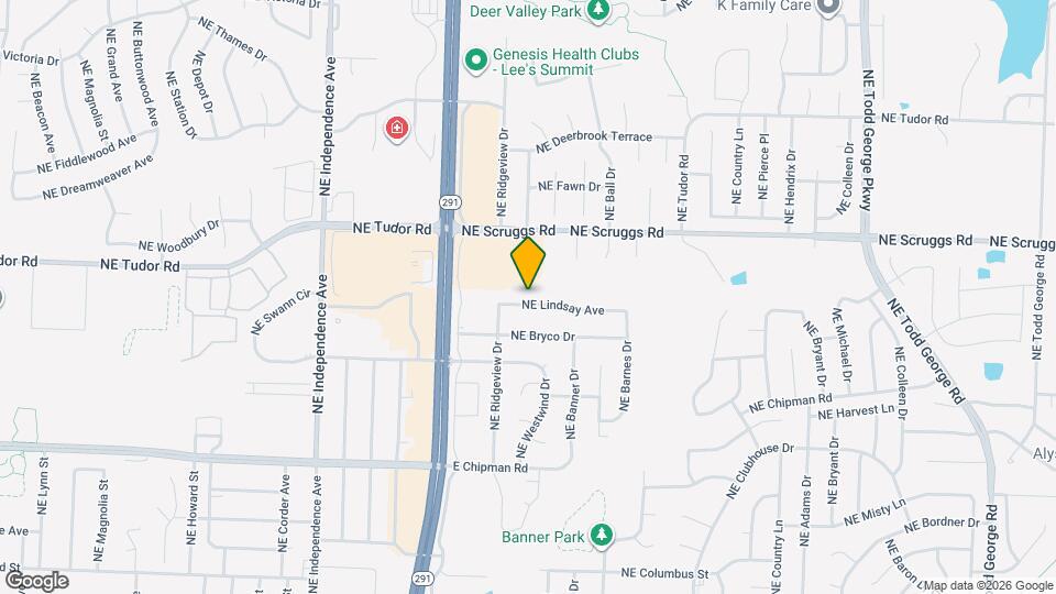 1020 NE Lindsay Ave Map and Location Details