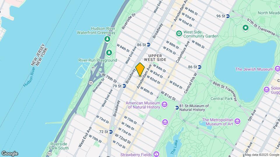 201 West 81st Street Mapa y Detalles de la Ubicación