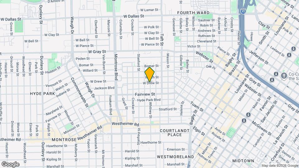 2202 Whitney St Map and Location Details