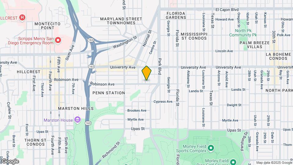 1708 Robinson Ave Mapa y Detalles de la Ubicación