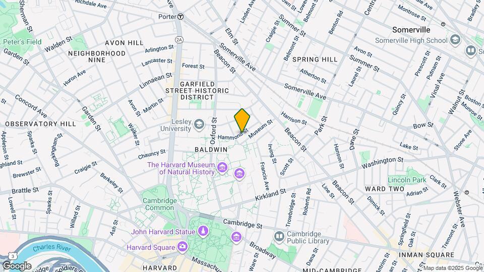 60 Hammond St, Unit #2 Map and Location Details