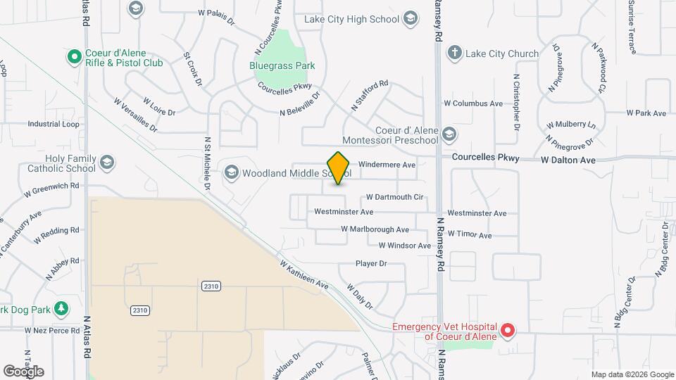 2099 W Plymouth Cir Map and Location Details