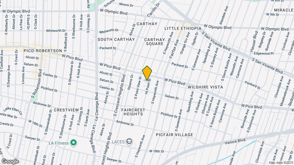 5933 W Luna Park Map and Location Details