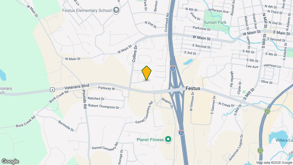 632 Westwood Dr S, Unit D Map and Location Details