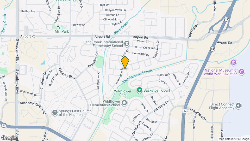 656 Golden Eagle Dr Map and Location Details