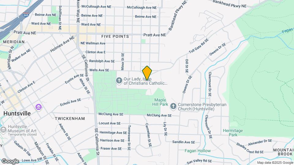 1412 Highland Ave SE Map and Location Details