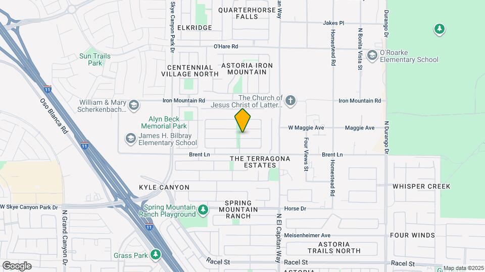 8928 Wind Warrior Ave Map and Location Details