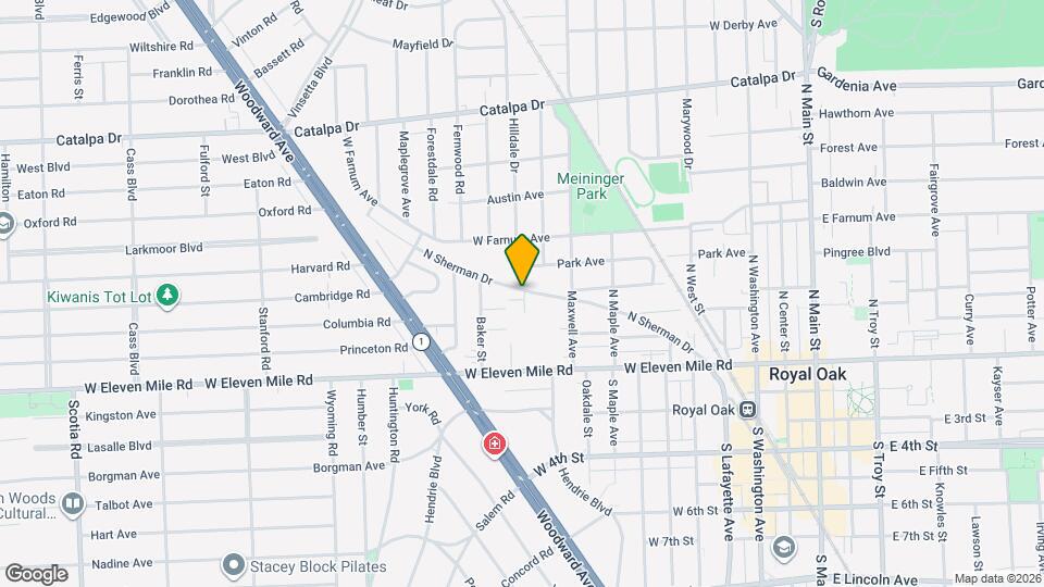 1061 N Sherman Dr Map and Location Details