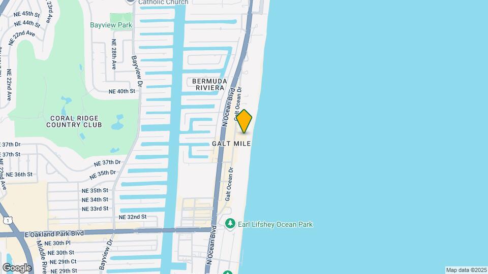Galt Ocean Club Condominium Map and Location Details