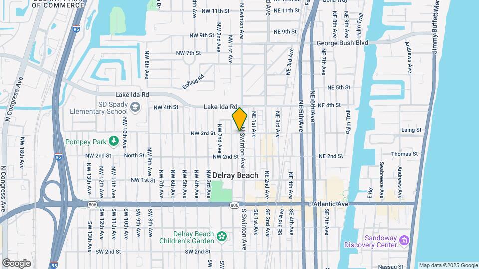 Delray Commercial Map and Location Details