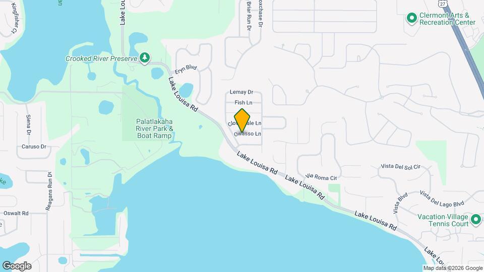 12832 Owasso Ln Map and Location Details