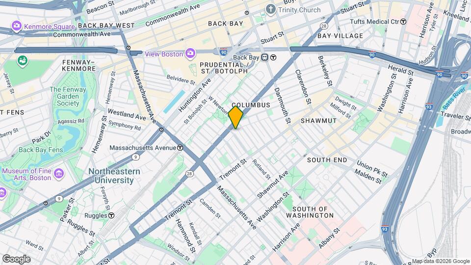 57 Rutland Sq Map and Location Details