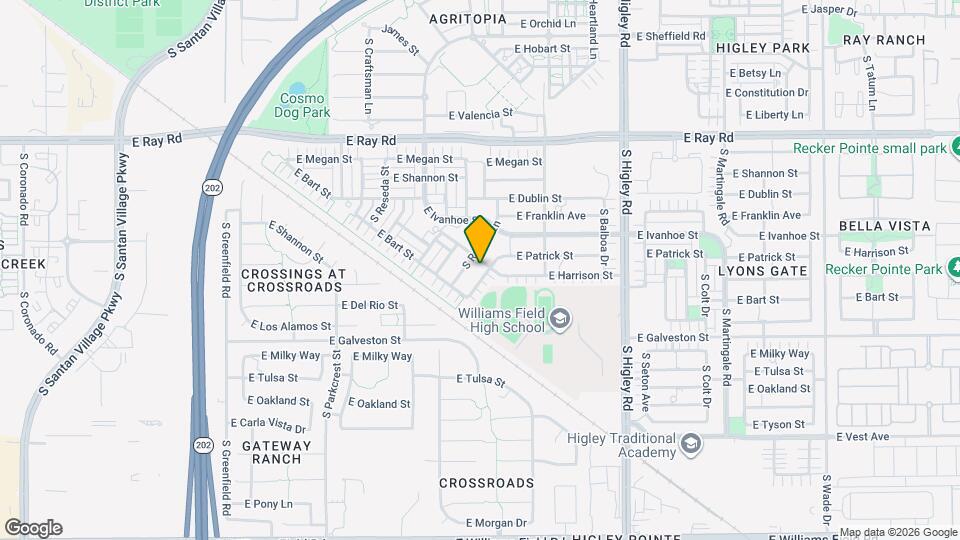 1874 S Tucana Ln Map and Location Details