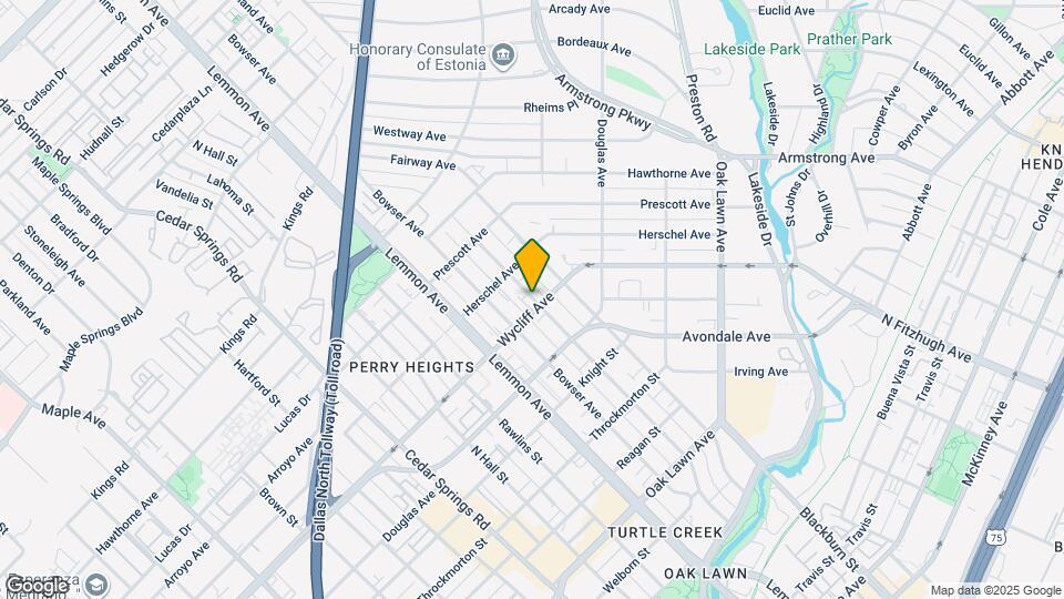 4315 Holland Ave Map and Location Details