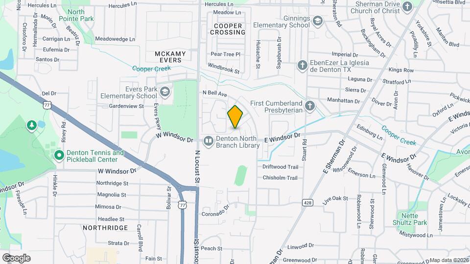 3117 Inglewood St Map and Location Details