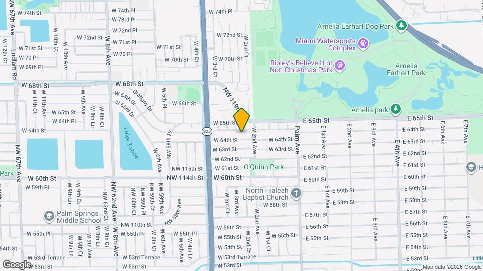 255 W 64th St Map and Location Details