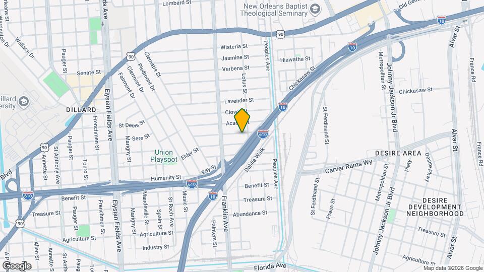 2666 Myrtle St, Unit 2666 Map and Location Details