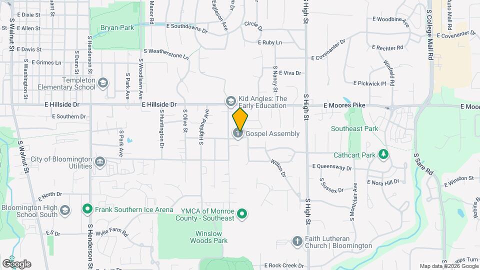 1615 E Thornton Dr Map and Location Details