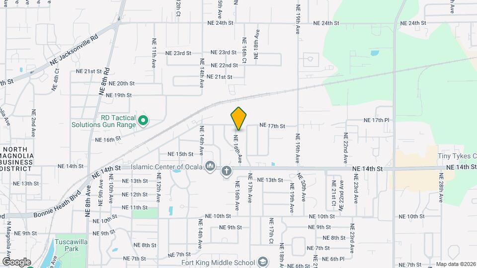 1639-1643 NE 16th Ave Map and Location Details