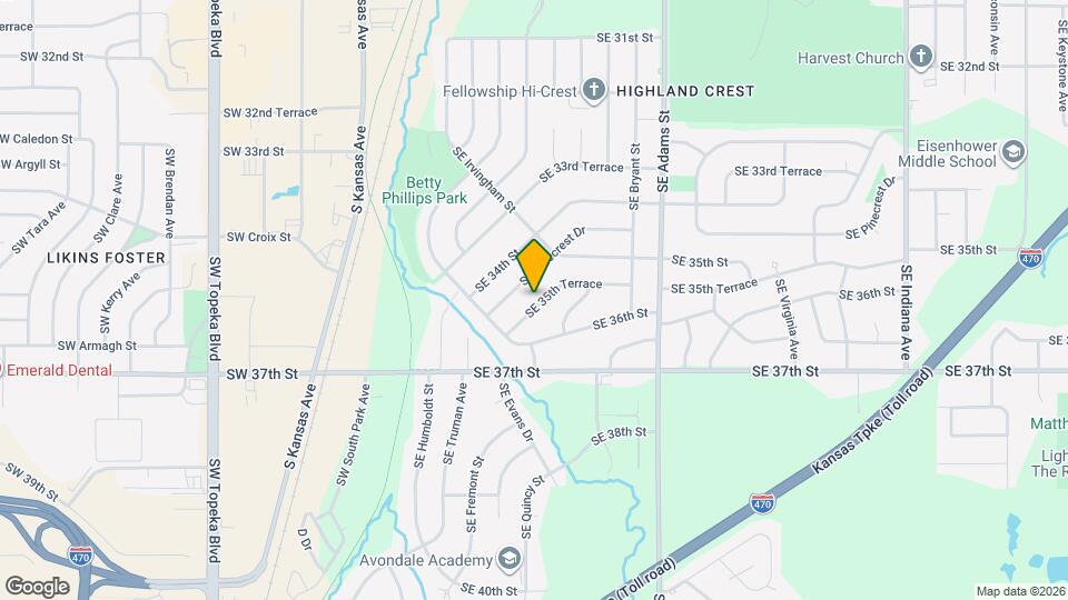 306 SE 35th Terrace Map and Location Details