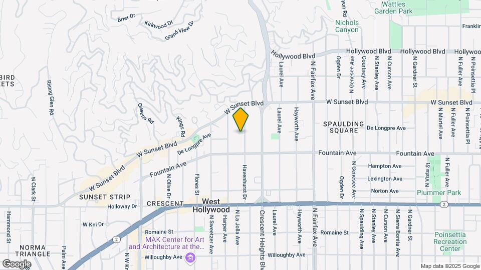 1331-1345 Havenhurst Dr Map and Location Details