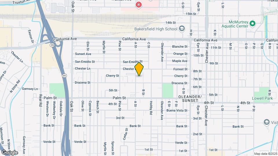630 A St Mapa y Detalles de la Ubicación