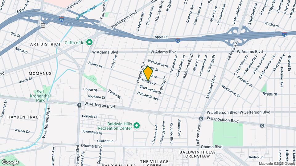 5430-5434 Smiley Dr Mapa y Detalles de la Ubicación