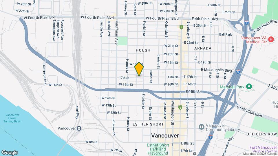 613 W 17th St Map and Location Details