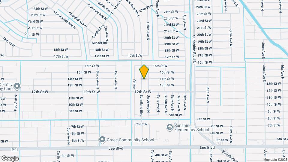 1302 Sunniland Blvd Map and Location Details