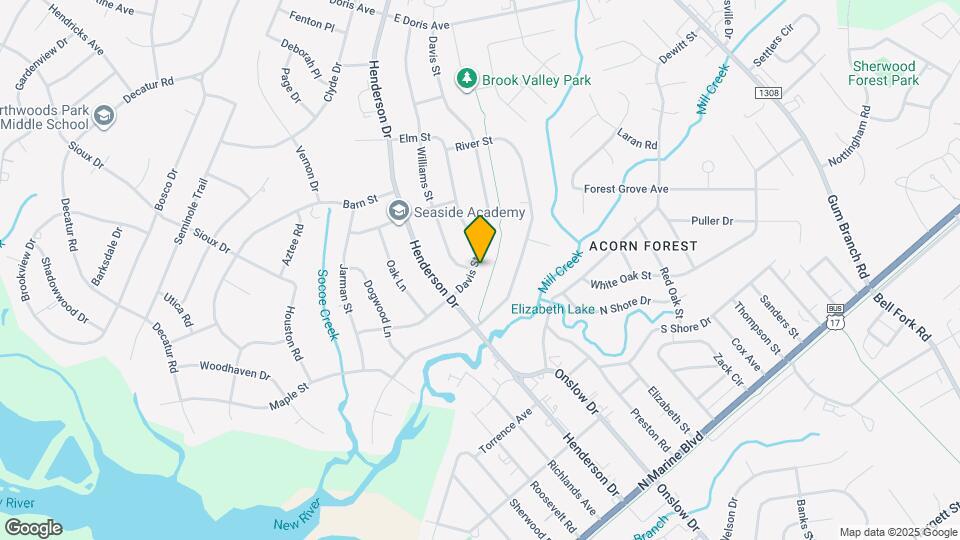 1018 Davis St Map and Location Details