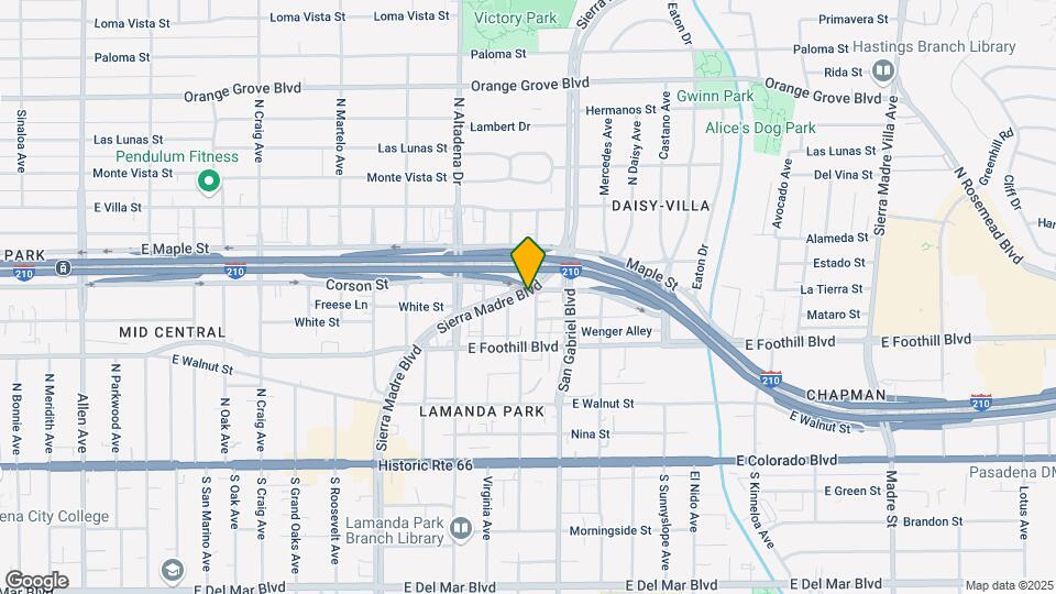 305 N Vinedo Ave Map and Location Details