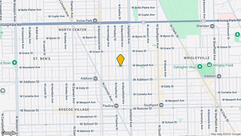 3654 N Marshfield Ave Map and Location Details