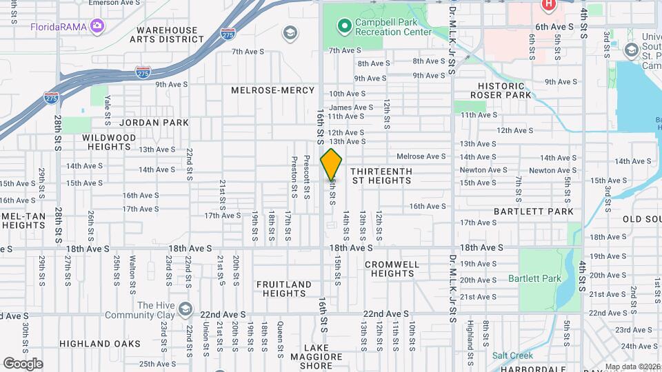 1465 15th St S Map and Location Details