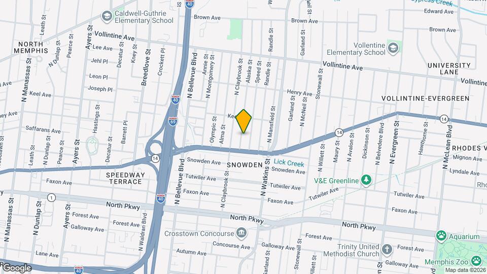 750 Alaska St Map and Location Details