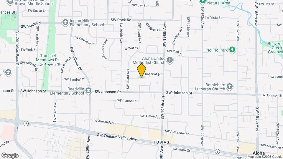 20090 SW Sandra Ct Map and Location Details