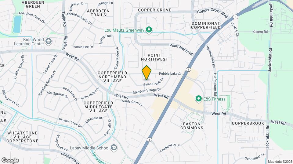 15426 Swan Creek Dr Map and Location Details