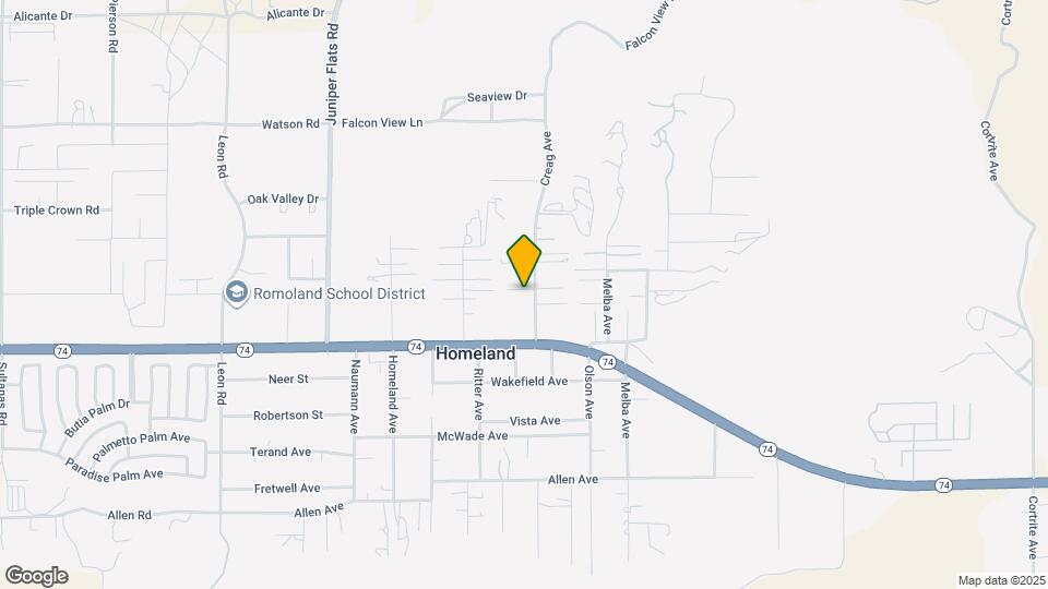 25885 Creag Ave Map and Location Details