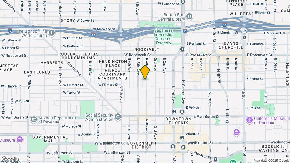 620 N 4th Ave Map and Location Details