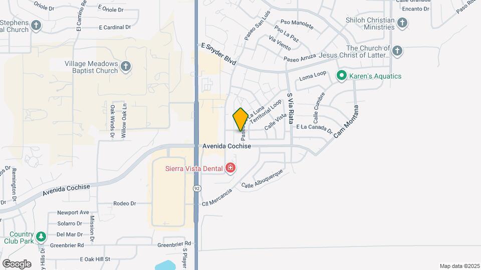 1936 Paseo de la Luna, Unit #16 Map and Location Details