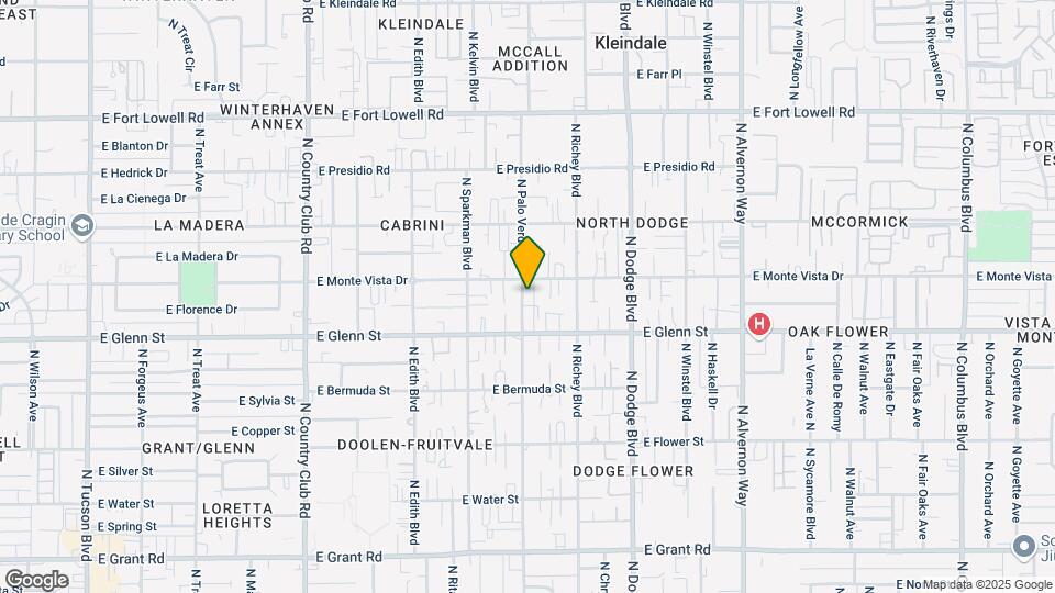 2840-2846 N Palo Verde Ave Mapa y Detalles de la Ubicación