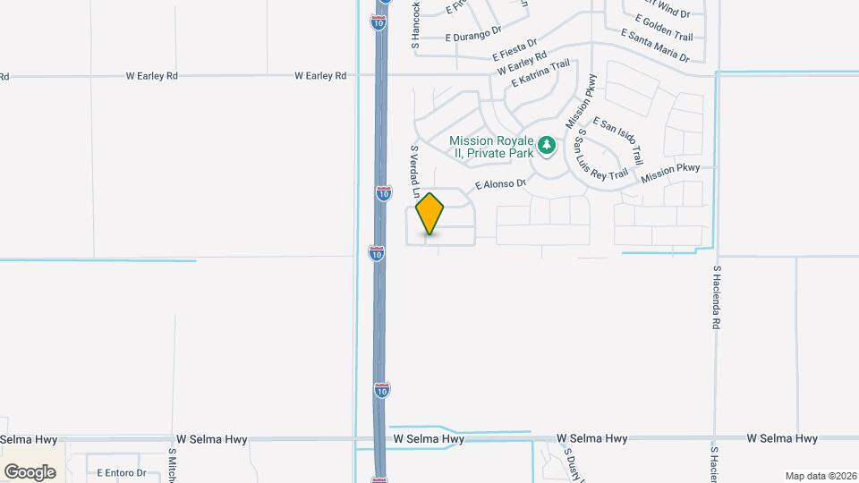 2376 E Rosario Mission Dr Map and Location Details