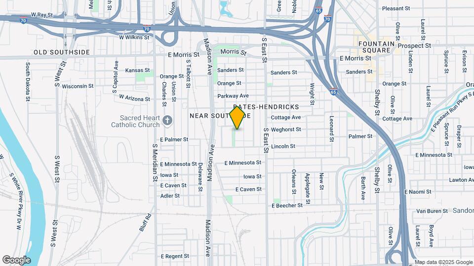 1517 S Alabama St Map and Location Details