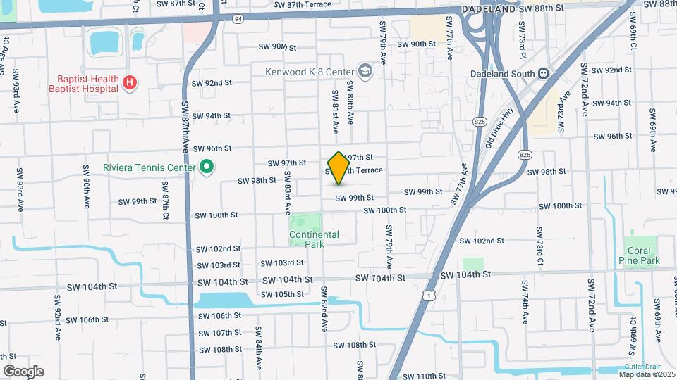 8050 SW 98th Terrace Map and Location Details