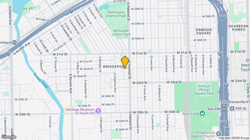 3213 S Green St Mapa y Detalles de la Ubicación