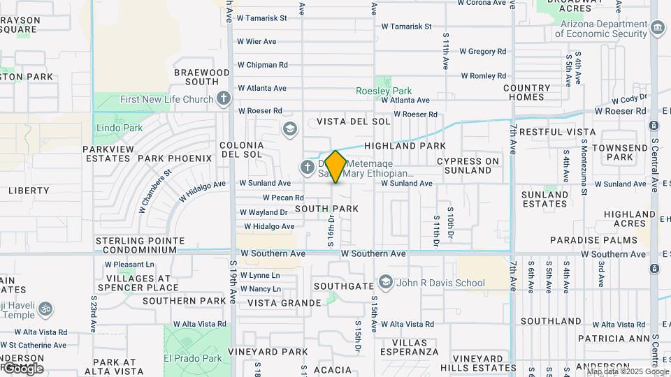 5607 S 16th Dr Map and Location Details