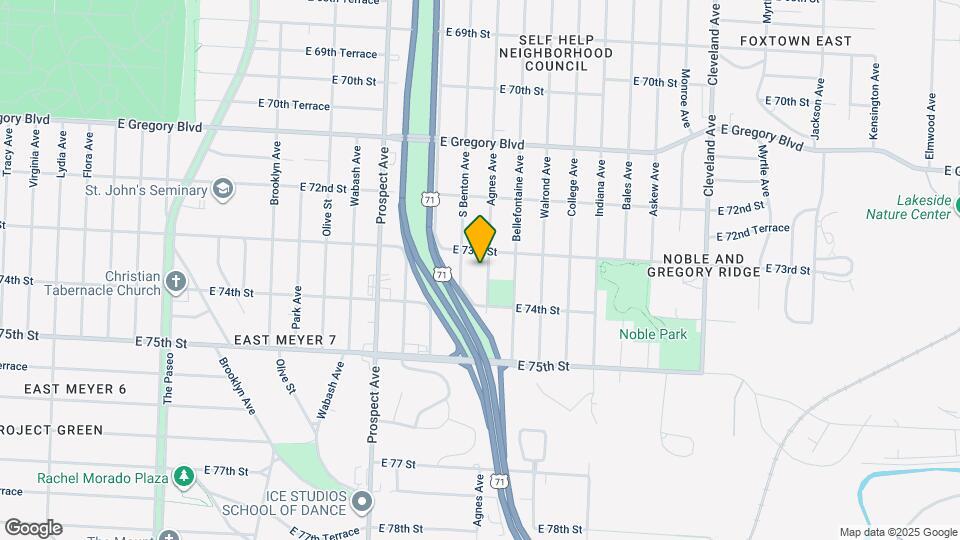 7314 Agnes Ave Map and Location Details