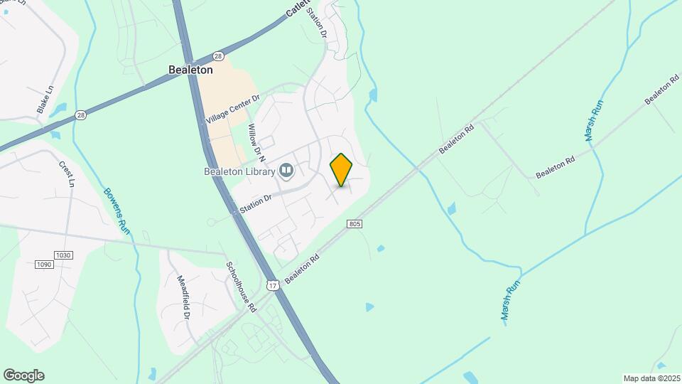 6131 Waverly Way Map and Location Details